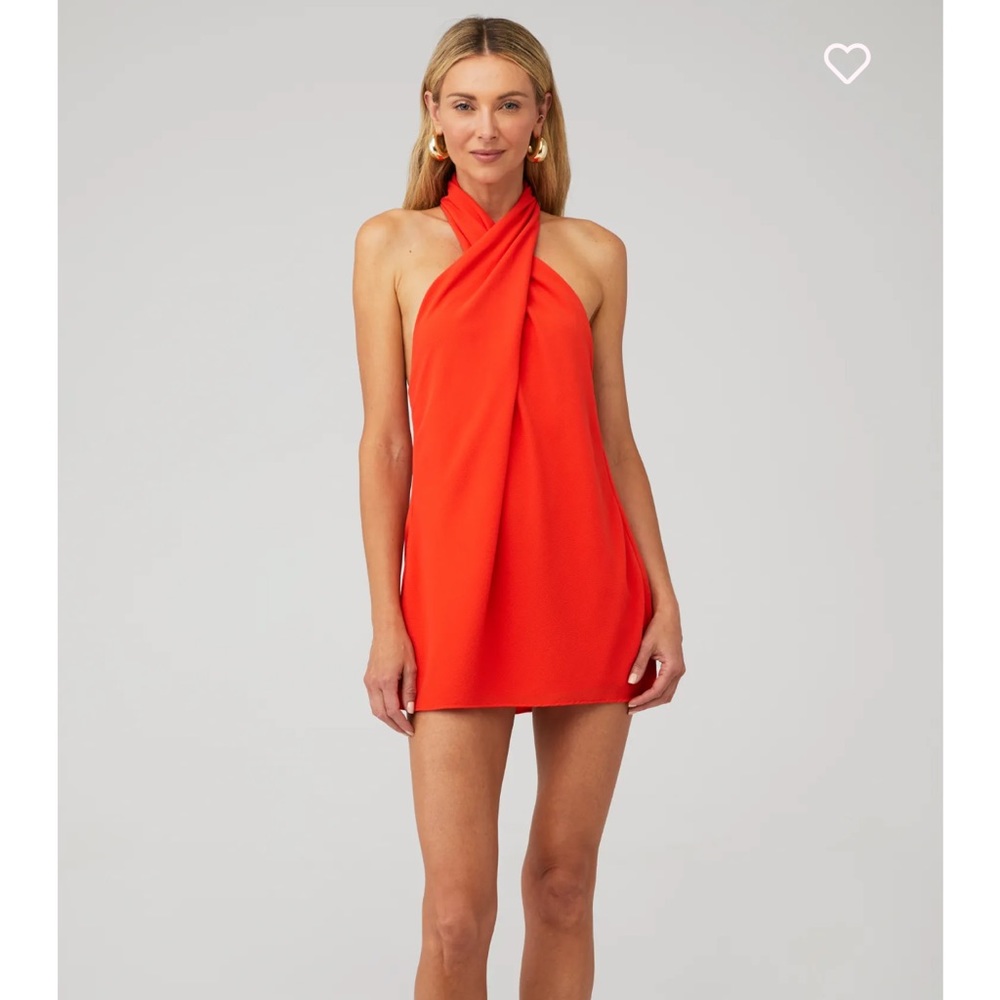 SHOW ME YOUR MUMU: JASMINE HALTER MINI DRESS in Bellini